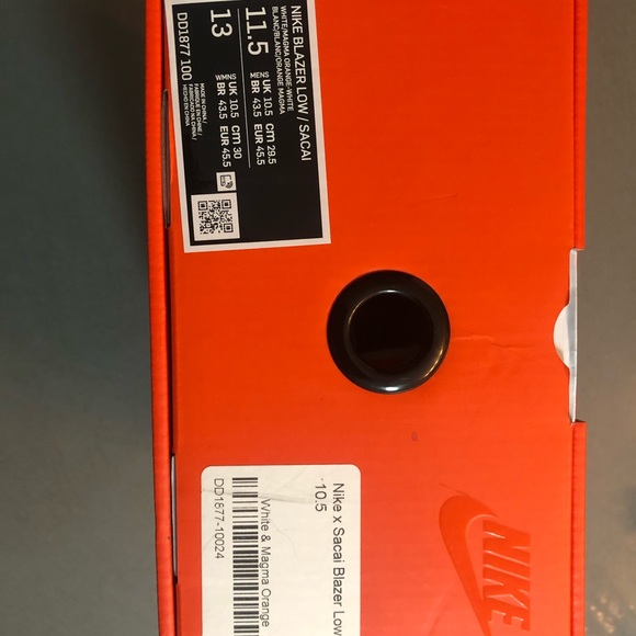 Nike x sacai collab size 11.5 BRAND NEW - Picture 3 of 3